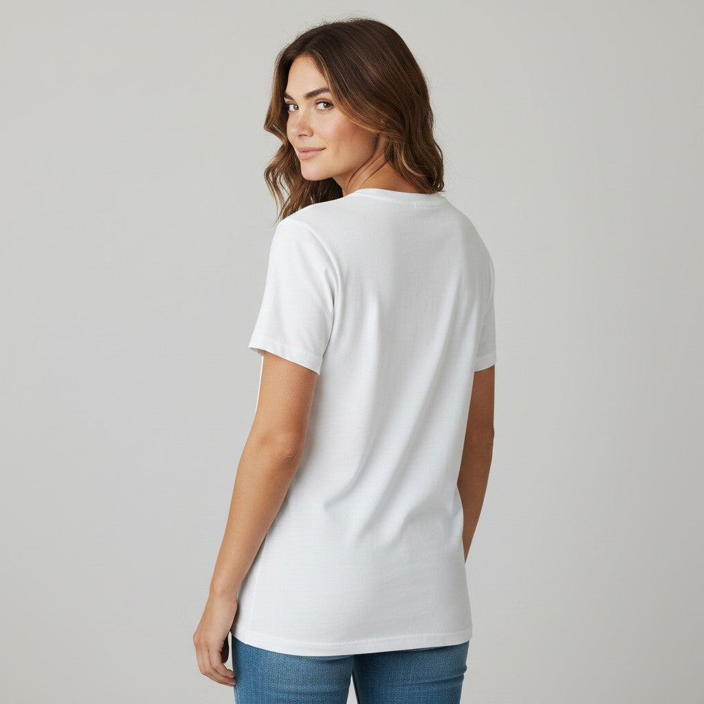 GYM PANTHERS white 100% combed and ring-spun cotton unisex t-shirt with a relaxed fit and crew neck.