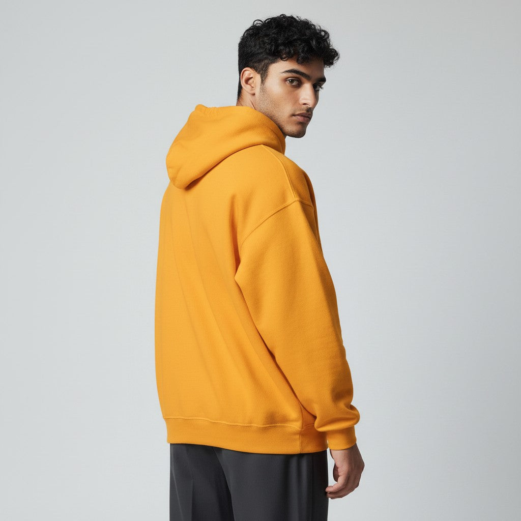 GYM PANTHERS Beast Elite Hoodie in bright yellow, a comfortable and durable hooded sweatshirt for active lifestyles.