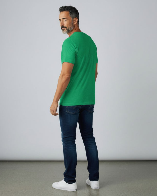 GYM PANTHERS Beast Elite T-Shirt in bright green, made from ultra-soft fabric with a modern fit and stretch for comfort and movement.