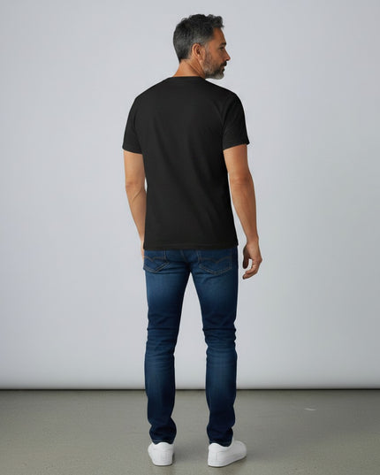 GYM PANTHERS Beast Elite T-Shirt in black, made from ultra-soft fabric with a modern fit and stretch for comfort and movement.
