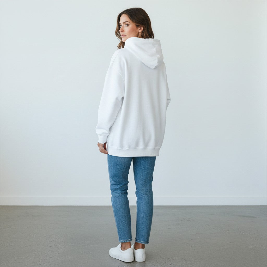 GYM PANTHERS white Beast Elite Hoodie, a comfortable and stylish hooded sweatshirt made from soft-touch fabric.